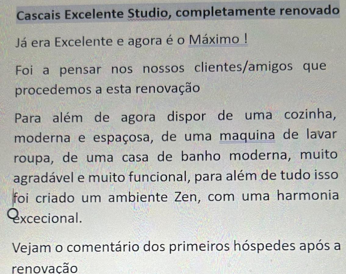 Cascais Excellent Studio Dış mekan fotoğraf